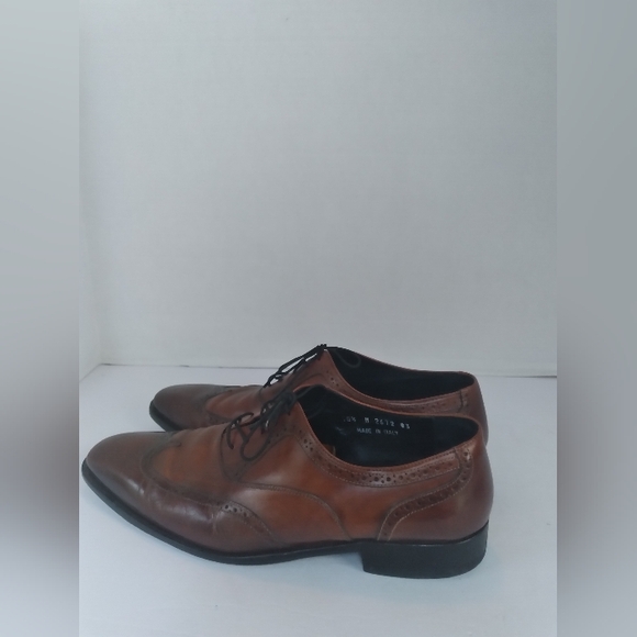 Classic Brown Leather Oxford Wingtip Dress Shoes Formal Business‎ Brogue Derby